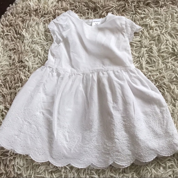 carter's white dress